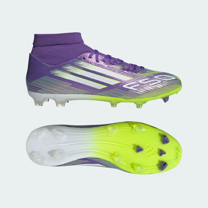 Everton Shirts & Football Boots | adidas-f-50-league-mid-cut-fgmg-purple-rush-cloud-white-lucid-lemon-ji0886 Category | Everton Fanshop