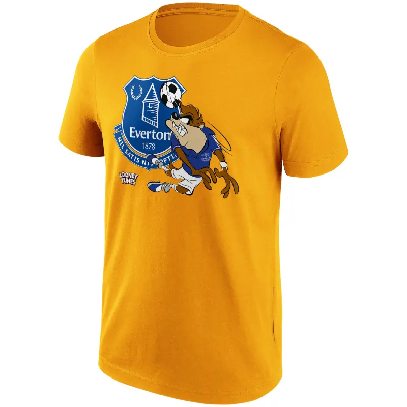 everton-looney-tunes-taz-graphic-t-shirt-gold-mens-13348155