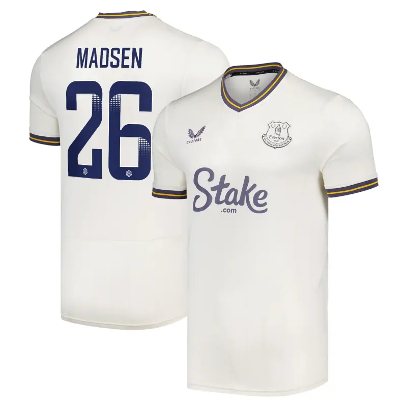 Everton Shirts & Football Boots | everton-wsl-castore-third-shirt-2024-25-with-madsen-26-printing-202157042-26 Category | Everton Fanshop