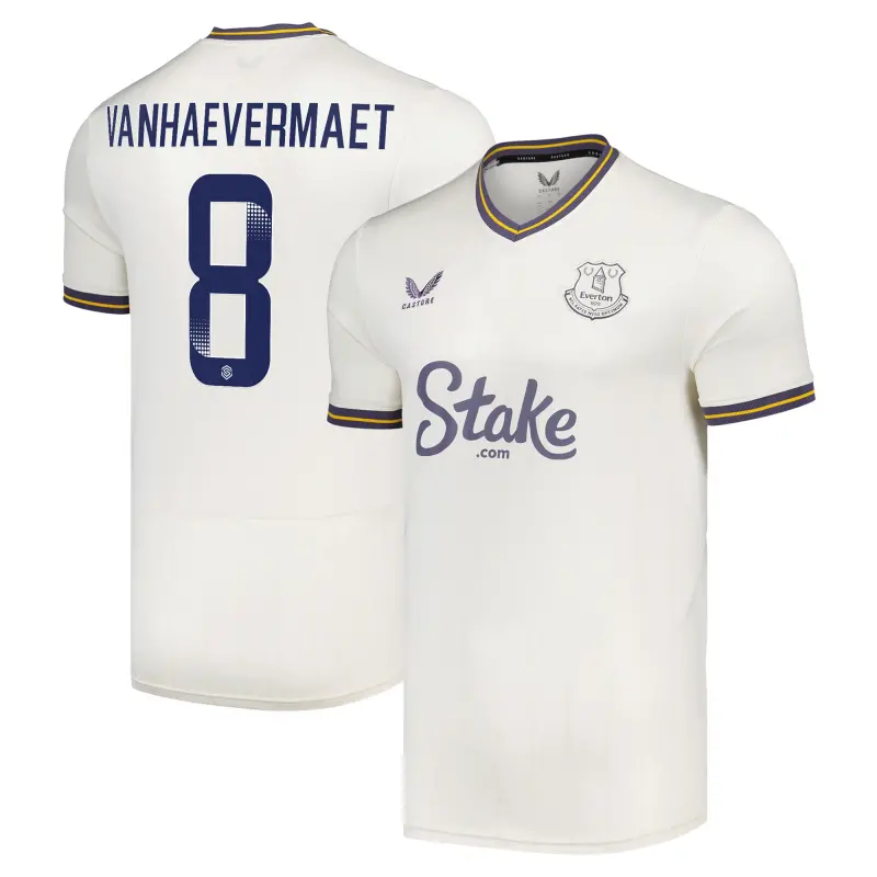 Everton Shirts & Football Boots | everton-wsl-castore-third-shirt-2024-25-with-vanhaevermaet-8-printing-202157039-08 Category | Everton Fanshop