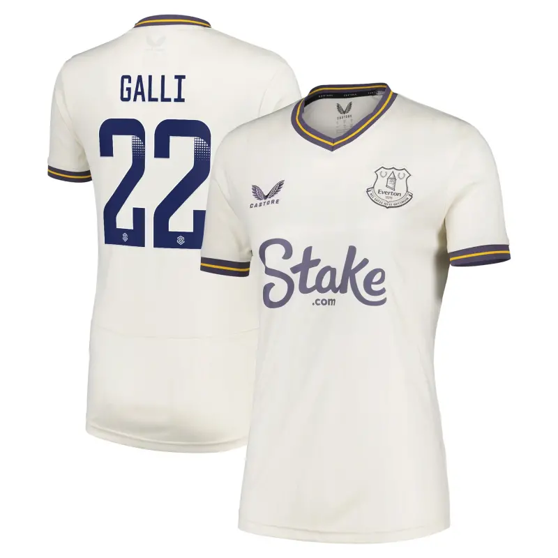 Everton Shirts & Football Boots | everton-wsl-castore-third-shirt-2024-25-womens-with-galli-22-printing-202157156-22 Category | Everton Fanshop