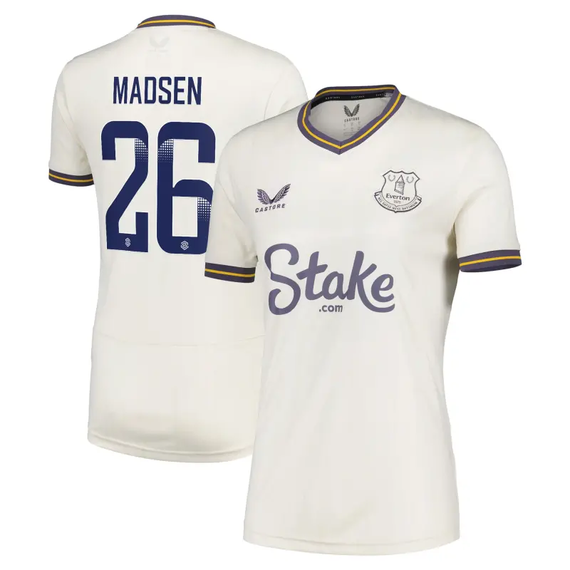 Everton Shirts & Football Boots | everton-wsl-castore-third-shirt-2024-25-womens-with-madsen-26-printing-202157162-26 Category | Everton Fanshop