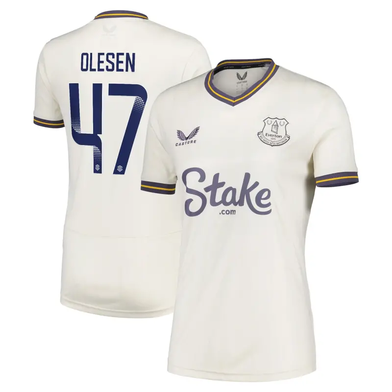 Everton Shirts & Football Boots | everton-wsl-castore-third-shirt-2024-25-womens-with-olesen-47-printing-202157155-47 Category | Everton Fanshop