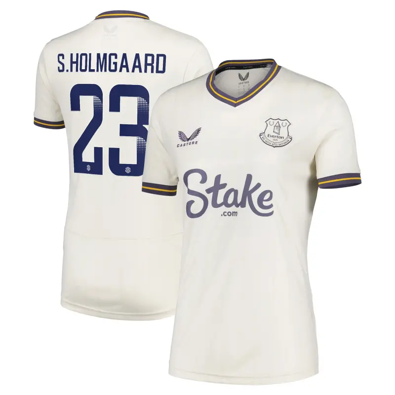 Everton Shirts & Football Boots | everton-wsl-castore-third-shirt-2024-25-womens-with-s-holmgaard-23-printing-202157166-23 Category | Everton Fanshop
