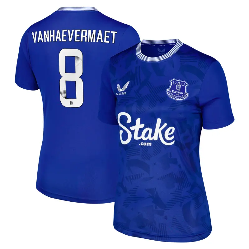 Everton Shirts & Football Boots | everton-wsl-home-replica-shirt-2024-25-womens-with-vanhaevermaet-8-printing-201963463-08 Category | Everton Fanshop