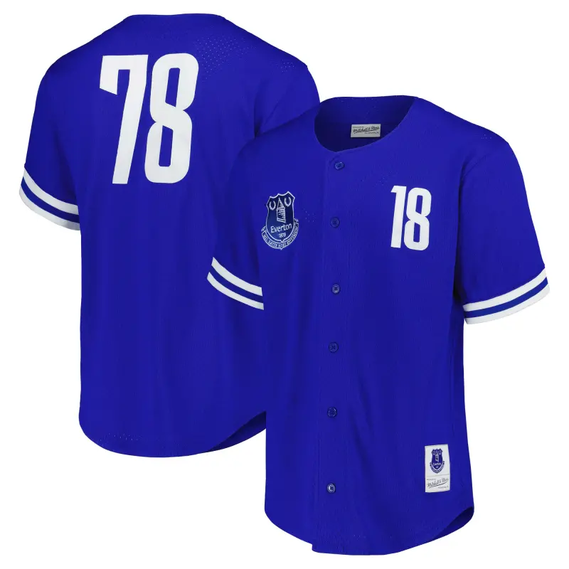 Everton Shirts & Football Boots | everton-x-mitchell-ness-baseball-shirt-royal-unisex-201952158 Category | Everton Fanshop