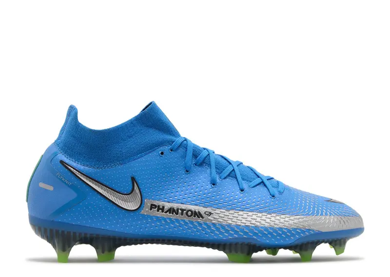 Everton Shirts & Football Boots | nike-phantom-gt-elite-df-fg-photo-blue-metallic-silver-cw6589-401 Category | Everton Fanshop